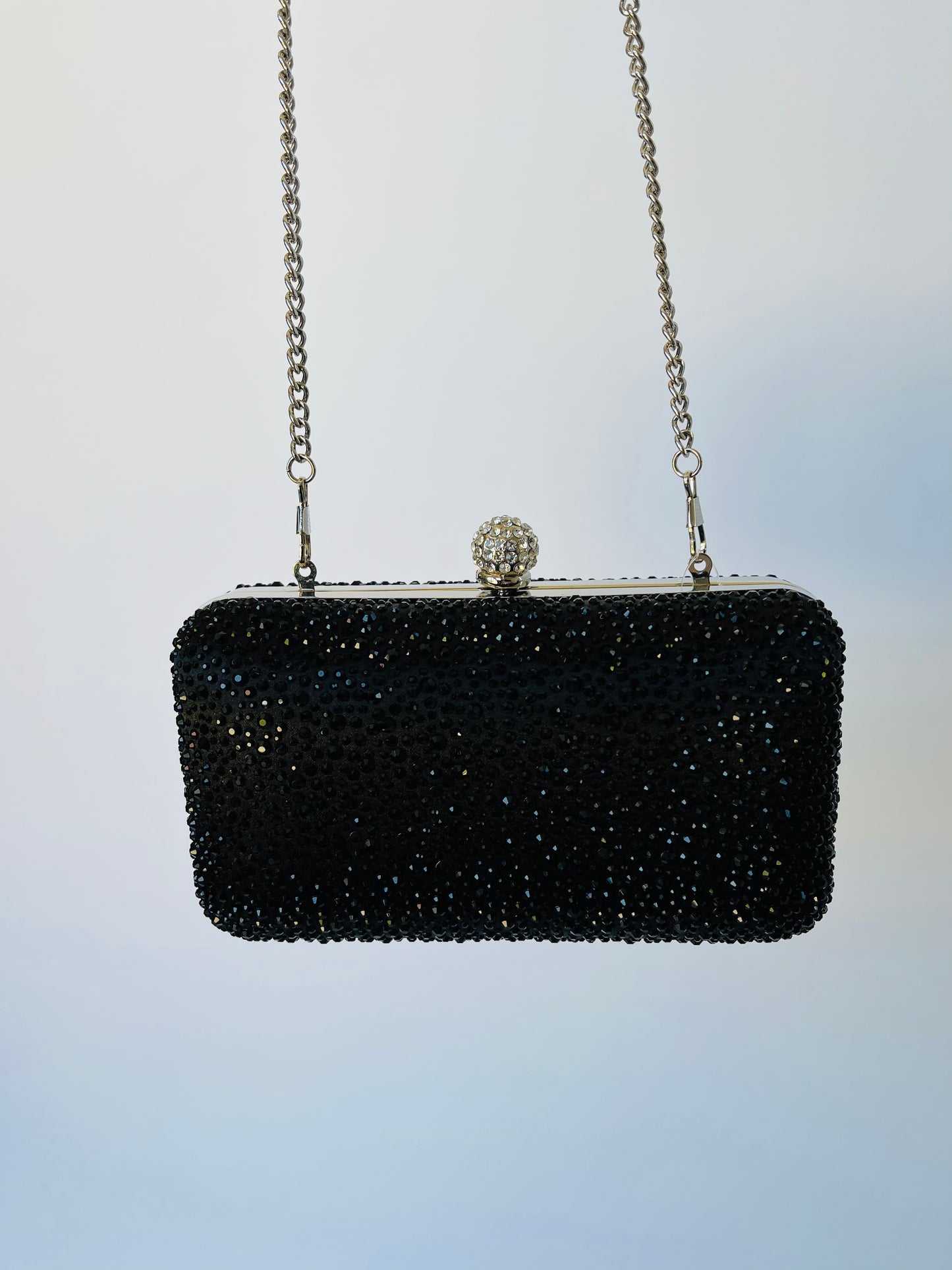 Sac noir brillant